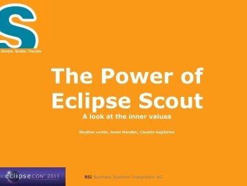 The Power of Eclipse Scout