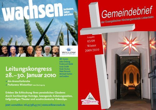 Gemeindebrief Winter 2009-2010 - Evangelische Kirchengemeinde ...