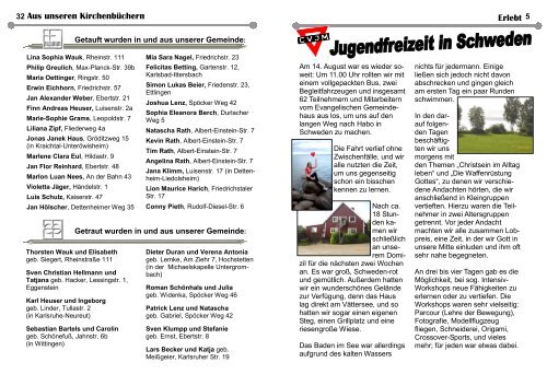 Gemeindebrief Winter 2009-2010 - Evangelische Kirchengemeinde ...