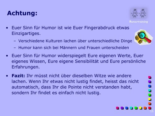 Humor und Lebenszufriedenheit, Heidi Stolz