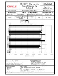 SPARC T4-4 Server with Oracle Database 11g Release 2