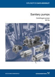 Sanitary pumps