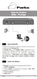 Guia do UsuÃ¡rio ADSL - Prestige - GVT