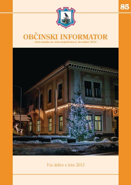 Obcinski informator st. 85 - ObÄina Vransko