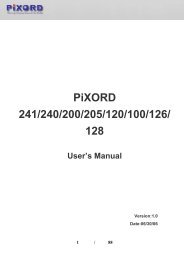 User's Manual - Pixord
