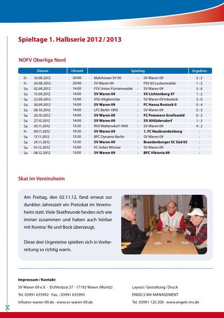 Freitag - SV Waren 09