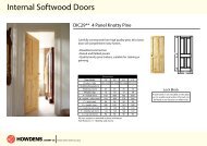 Internal Softwood Doors - Howdens Joinery