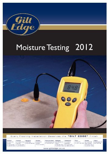 MoistureTesting2012 PDF - Gilt Edge Industries