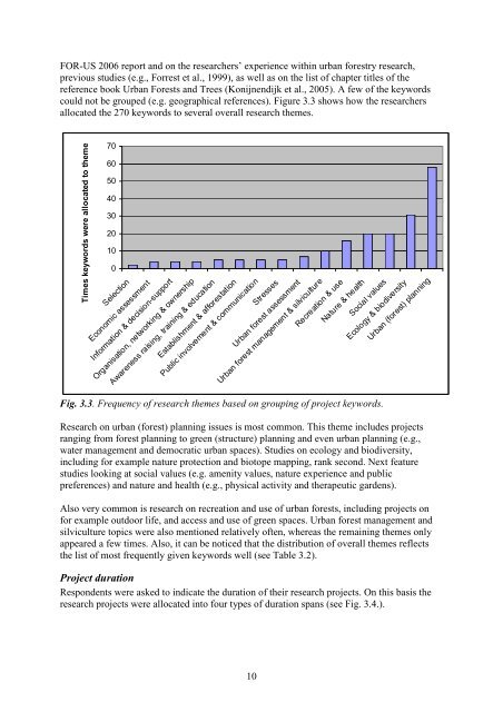 Review of Urban Forestry Research in the Nordic Countries - SNS