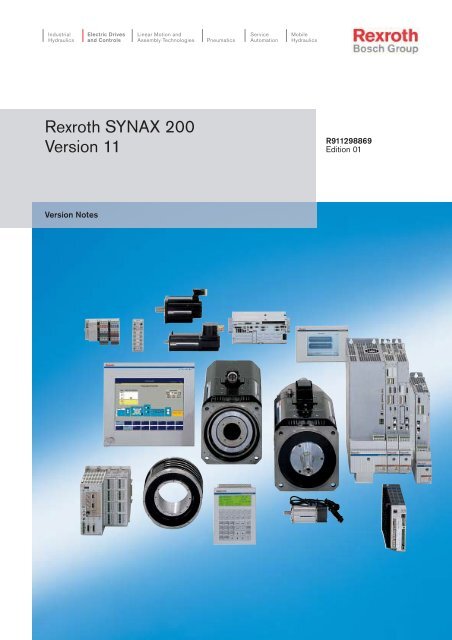Rexroth SYNAX 200 Version 11 - Bosch Rexroth