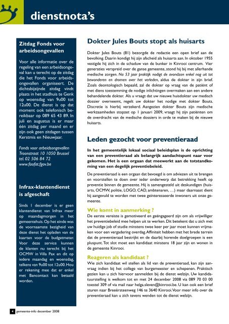 gemeente-info - Gemeente Kinrooi