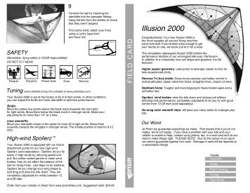 Illusion 2000 - Prism Kite Technology