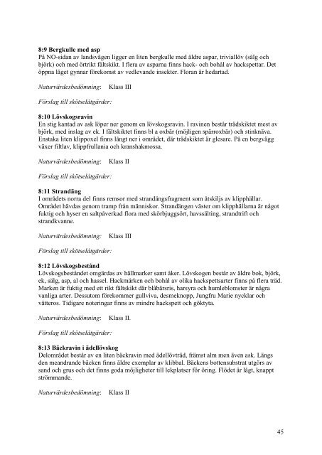 Naturvårdsplan 2010 del 1.pdf - Lysekils kommun