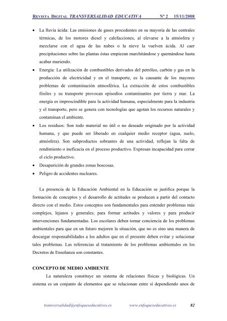 Revista Digital - enfoqueseducativos.es