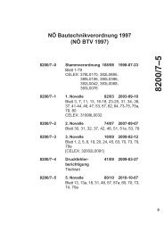 NÖ Bautechnikverordnung 1997 (NÖ BTV 1997) - Bauordnungen