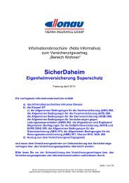 Eigenheimversicherung - Donau Versicherung
