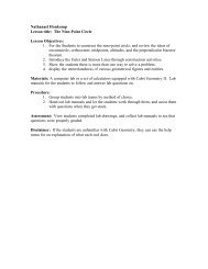 Nathanael Honkomp Lesson title: The Nine-Point Circle Lesson ...