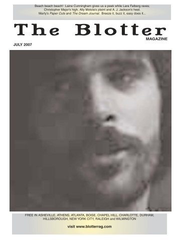 July - The Blotter Magazine