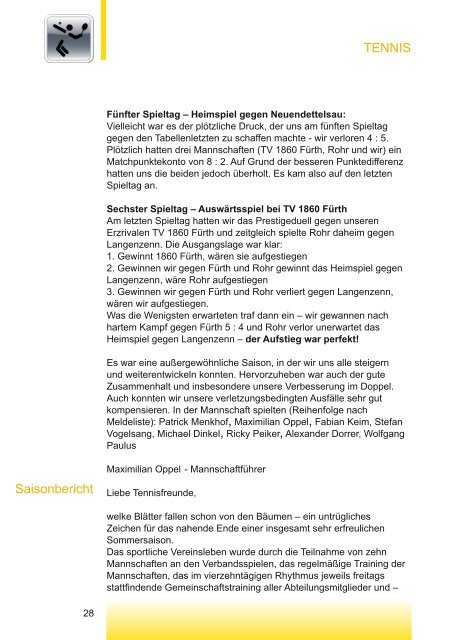 SV Info - SV Weiherhof