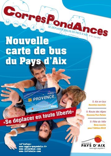 Nouvelle carte de bus du Pays d'Aix - Rognes