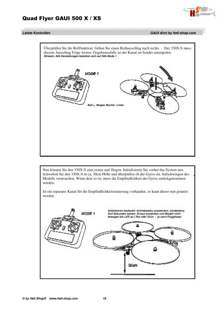 Gaui 500 alle_deutsch - Heli Shop