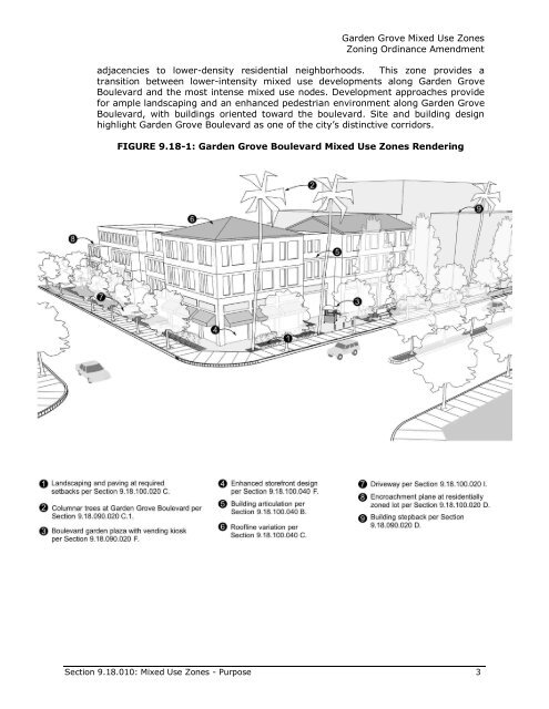 mixed use regulations and development standards - Garden Grove