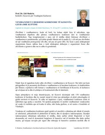 Vendbanimet e hershme kodrinore të Kosovës: Gjuha dhe kuptimi