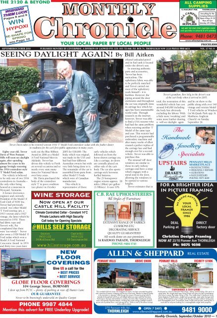 September 2010 Edition Pdf 5 2mb The Monthly Chronicle