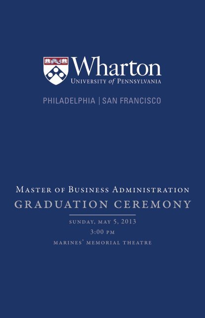 Download the 2013 San Francisco Graduation Program