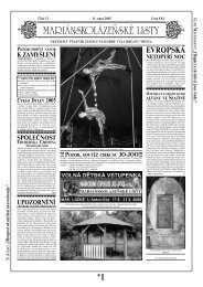 EVROPSKÃ - MariÃ¡nskolÃ¡zeÅskÃ© listy