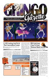 October 24th, 2011 - the Gringo Gazette