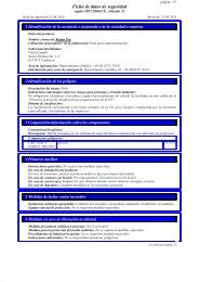 Ficha de datos de seguridad - Voco