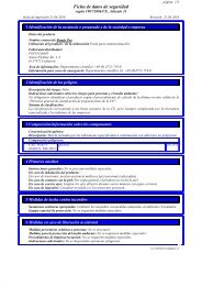 Ficha de datos de seguridad - Voco