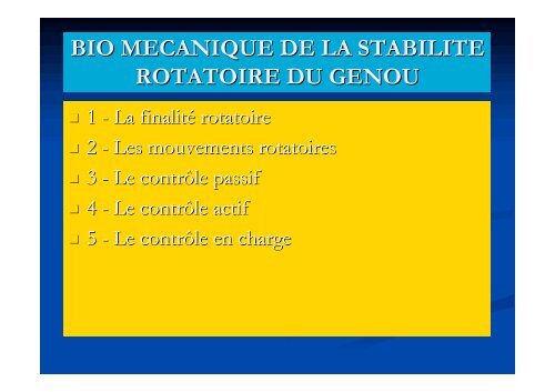 EXAMEN CLINIQUE DU GENOU - ClubOrtho.fr