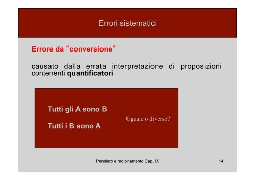 conclusione - Lettere e Filosofia