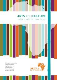 ARTS AND CULTURE - Arterial Network