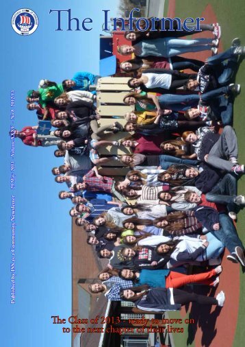 The Class of 2013 - the International School of Stavanger