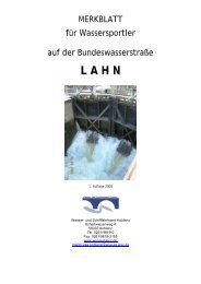 WSA Koblenz - Lahn Kanu