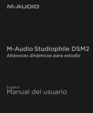 DSM2 manual - M-Audio