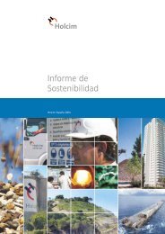 Informe de Sostenibilidad 2004 - Holcim