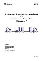 System- und Komponentenbeschreibung fÃ¼r ein Automatisches ...