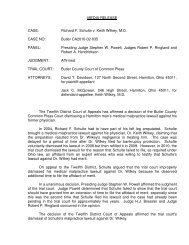 MEDIA RELEASE CASE: Richard F. Schulte v. Keith Wilkey, M.D. ...