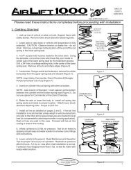 Please read these instructions completely before ... - SD Truck Springs