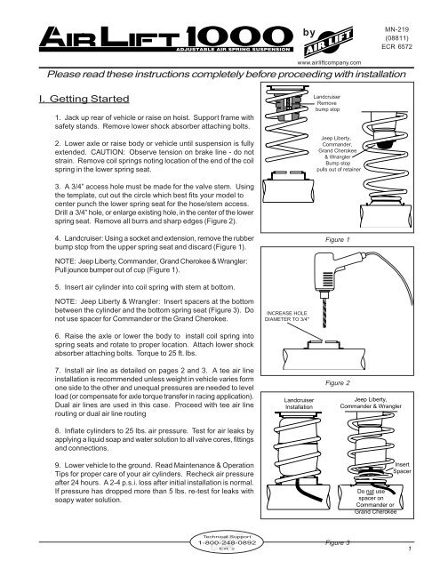 Please read these instructions completely before ... - SD Truck Springs