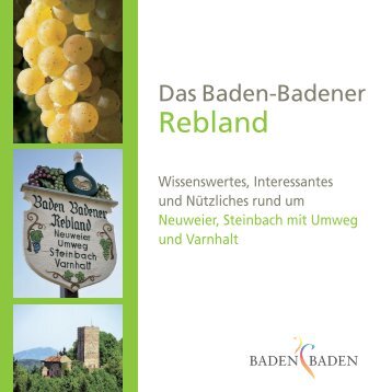 Rebland Info-Broschüre - Baden-Baden