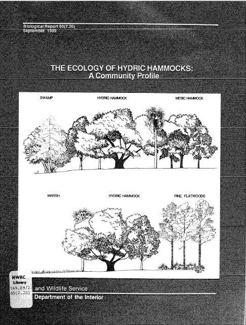 The Ecology of Hydric Hammocks - USGS National Wetlands ...