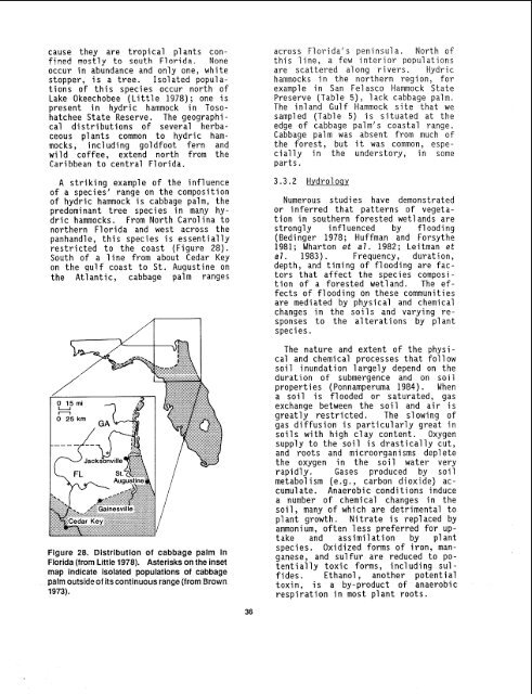 The Ecology of Hydric Hammocks - USGS National Wetlands ...