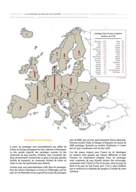 les jumelages pour le monde de demain - Council of European ...