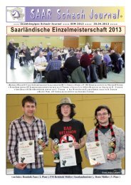 Sonder-Ausgabe SEM 2013 - Schachclub GEMA St. Ingbert