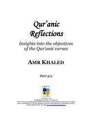 Quran Reflexions vol3 (PDF) - Deen Research Center